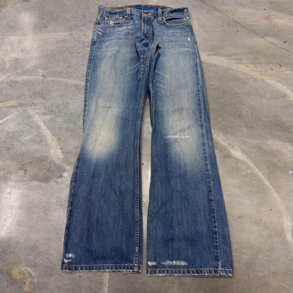 Levi's 527 Low Bootcut Jeans 30x32 Distressed Y2K Flare Denim